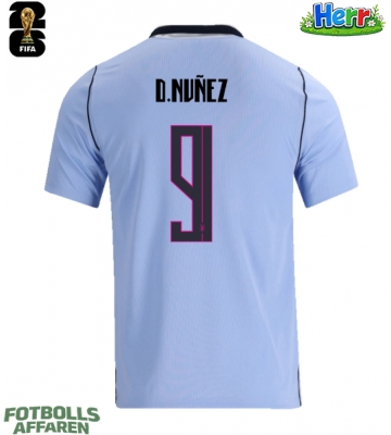Uruguay Darwin Nunez #9 Hemmatröja VM 2026 Kortärmad